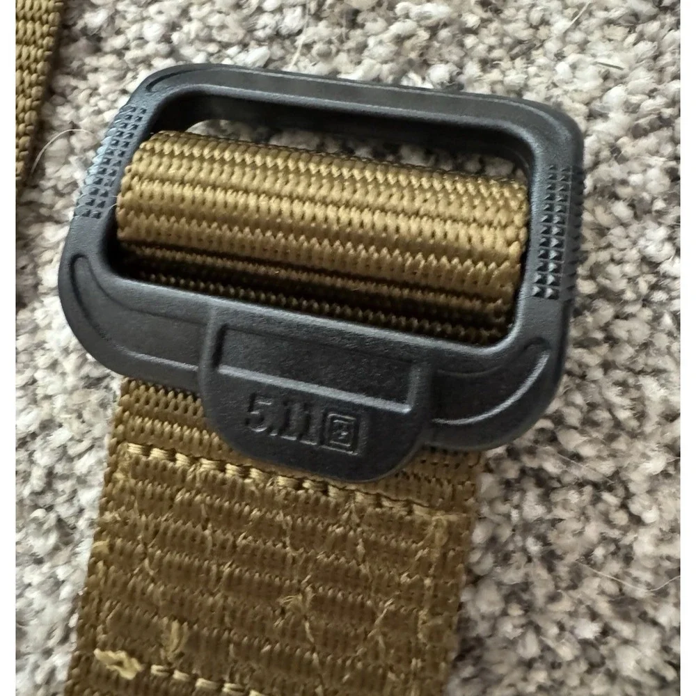 5.11 Tactical Belt Mens TDU Belt 59552 Trainer Nylon Rip Resist Coyote Brown LG